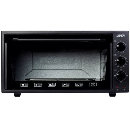 Електрична духовка настільна LIDER 4823 ECO BLACK-RED