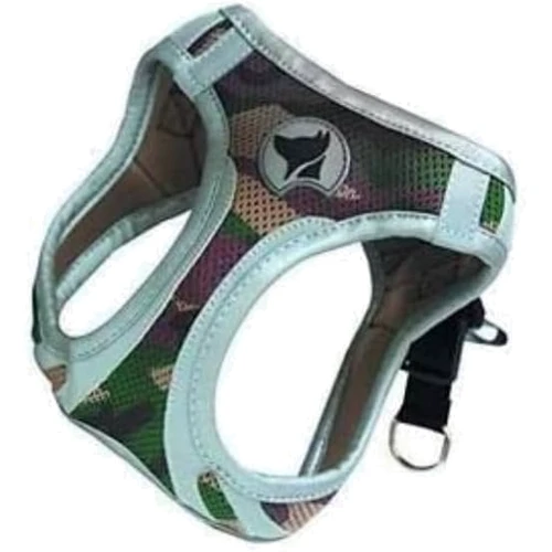 Шлея Croci Hiking Reflective милитари нейлон XS 30-33 см (C5081690)