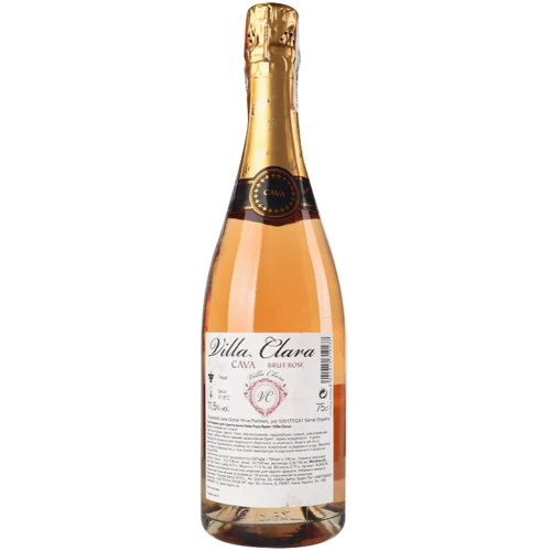 Ігристе вино Villa Clara Cava Brut Rose 0.75 (АLR6274) фото 3