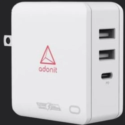 Зарядний пристрій Adonit Wall Charger ThunderPort 2xUSB and USB-C PD30 18W White