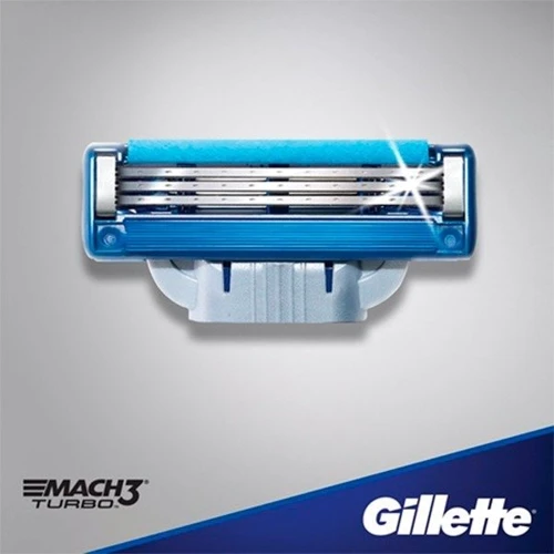 Gillette Mach3 Turbo Верстат для гоління з 1 змінною касетою firstreal: Кількість в упаковці, шт 1