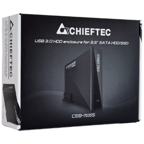 Аксесуар для накопичувача Chieftec External Box USB 3.0 (CEB-7035S) фото 6