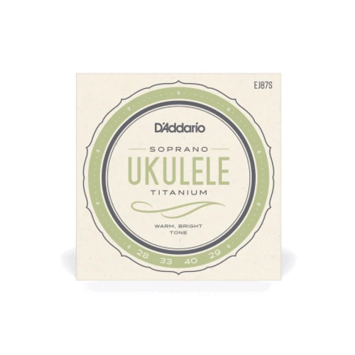 Струна для гитар Струны для сопрано укулеле D"ADDARIO EJ87S