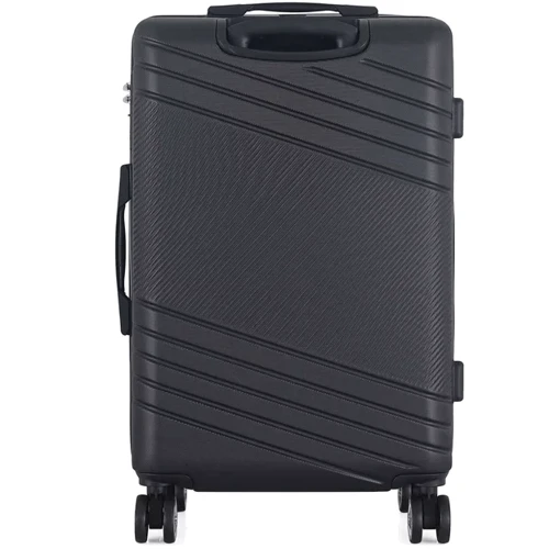 Чемодан Semi Line 24" (M) Black (T5789-2): Фактура Матовая, Гладкая