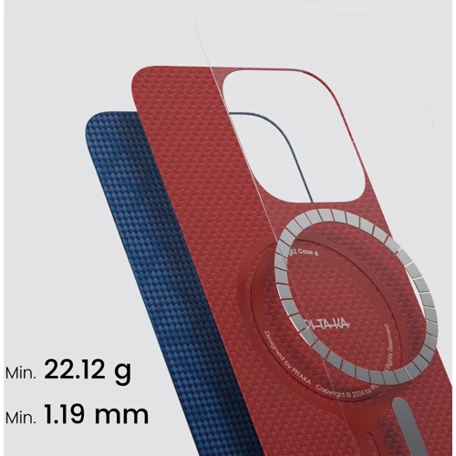 Чехол для iPhone Pitaka Monogram Tactile Woven Case Dark Blue for iPhone 16 Pro Max: Тип чехла накладка на заднюю часть