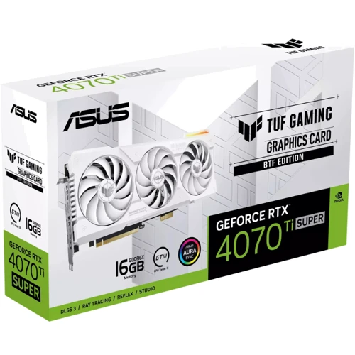 Видеокарта ASUS TUF Gaming GeForce RTX 4070 Ti SUPER BTF White 16GB (TUF-RTX4070TIS-16G-BTF-WHITE) фото 10