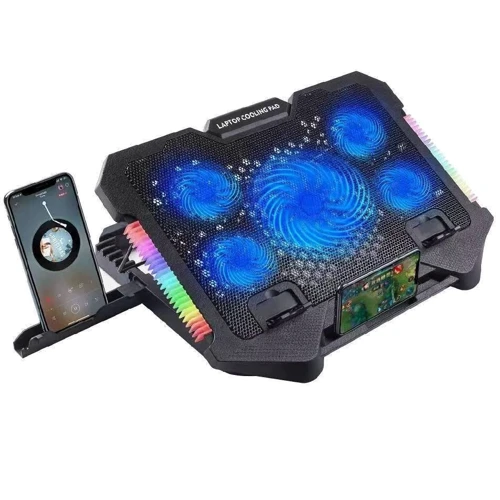 Подставка для ноутбука XOKO NST-051 RGB охлаждающая (XK-NST-051RGB-BK)