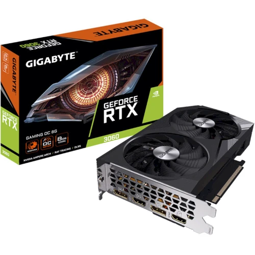 Відеокарта Gigabyte GeForce RTX 3060 GAMING OC 8G (rev. 2.0) (GV-N3060GAMING OC-8GD 2.0)
