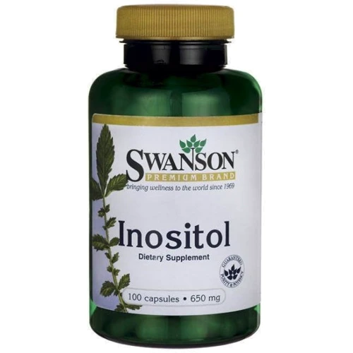 Swanson Inositol 650 mg Инозитол 100 капсул