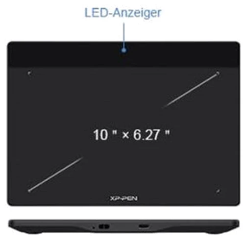 Графический планшет XP-Pen Deco Fun Black (Deco Fun L_BK): Формат поверхности A4