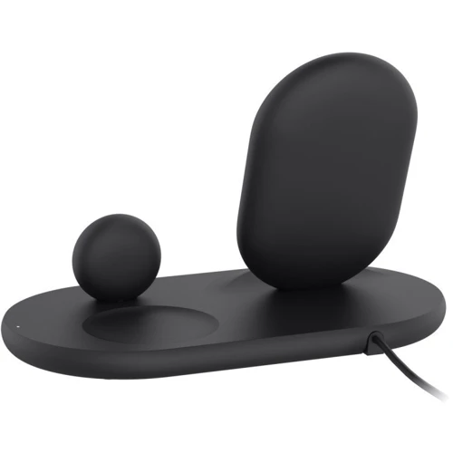 Зарядное устройство Belkin Wireless Charger Base Station Black (WIZ001VFBK) for Apple iPhone and Apple Watch: Кабель в комплекте встроенный