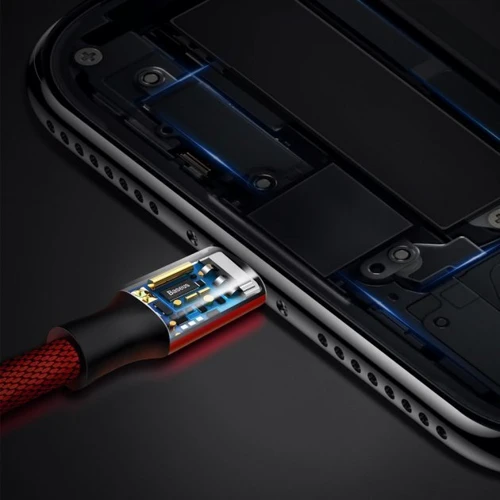 Кабель Baseus USB Cable to Lightning Yiven 1.8m Red (CALYW-A09) фото 4