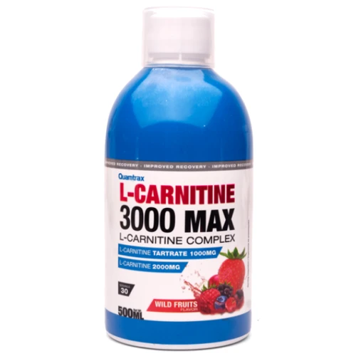 Жиросжигатель Quamtrax L-Carnitine 3000 500 ml / 31 servings / fruit