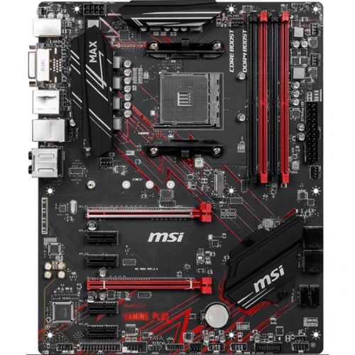 MSI B450 GAMING PLUS MAX: Оперативна пам'ять 4xDDR4 4133, до 64 ГБ