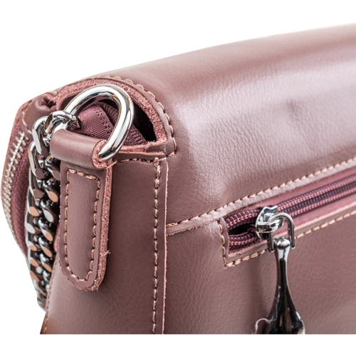 Жіноча сумка крос боді Valiria Fashion лиловая (DETAQ1443-1-17): Тип ручки На ланцюжку, Плечовий ремінь, Без ручки