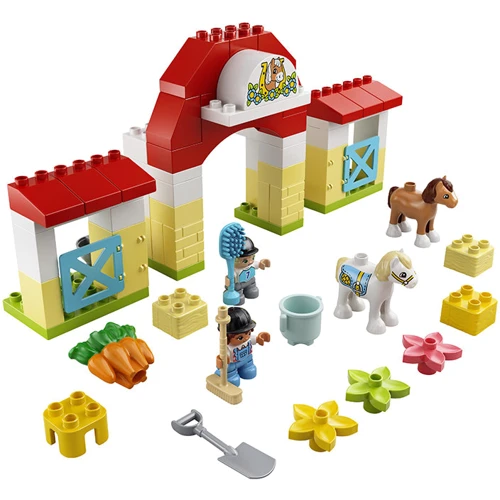 LEGO DUPLO Конюшня и уход за пони (10951): Количество деталей, шт. 65