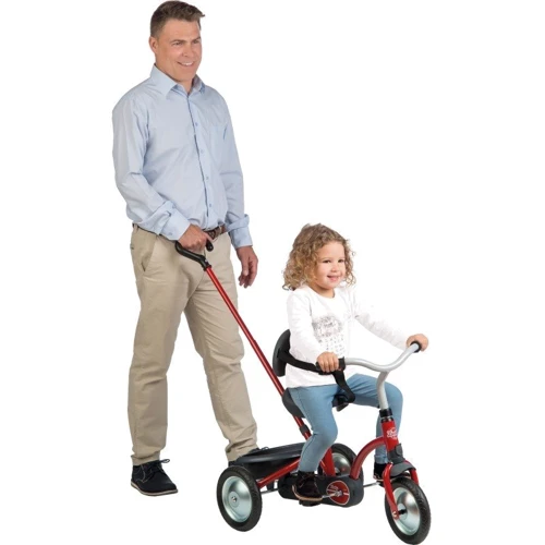 Велосипед Smoby Toys Зуки с родительской ручкой и багажником красный (740800): Рекомендуемый возраст от 1.5 лет