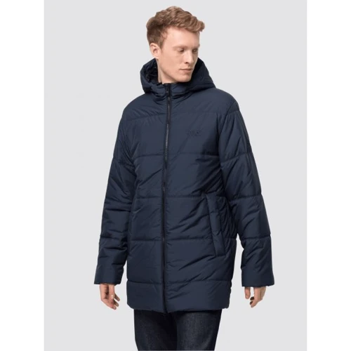 Куртка Jack Wolfskin North York Jacket 1206381-1010 54 синяя зимняя с капюшоном: Вид Куртки