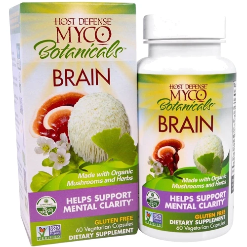 Fungi Perfecti MycoBotanicals, Brain, 60 Vegetarian Capsules (FPI-03862)