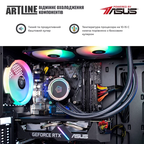 Персональный компьютер (ПК) ARTLINE Gaming X69 (X69v07): Предустановленная ОС без ОС