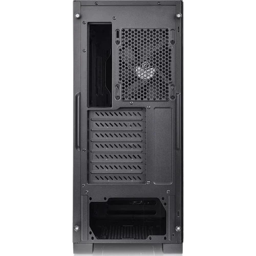 Корпус Thermaltake Versa T25 (CA-1R5-00M1WN-00): Матеріал передній панелі загартоване скло і пластик