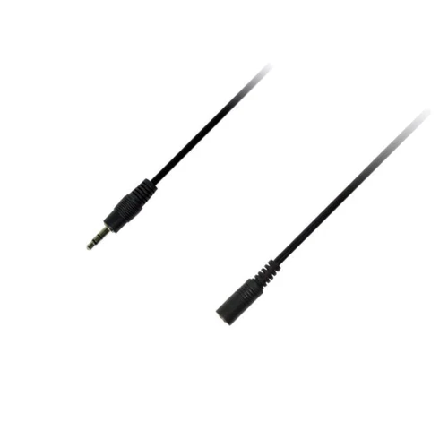 Кабель Piko Mini-jack 3.5mm M - Mini-jack 3.5mm F 1.5m Black