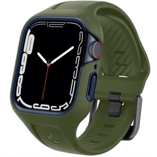 Аксессуар для Watch Spigen Liquid Air Pro Moss Green for Apple Watch 45mm (ACS04408)