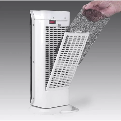 Обогреватель Bo-Camp Heater Ceramic Ventilation 1000/2000 Watt (8618460): Тип нагревательного элемента Керамический