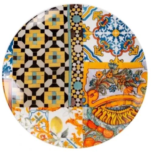 Набор посуды Dor Amie 4 предмета тарелка 25 см, тарелка 20 см, глубокая тарелка 20 см, салатник 15 см (925-065)