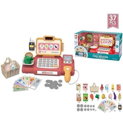 Кассовый аппарат Miс Fun shopping, 37 элем. розовый (G237A/1004): Производитель Miс