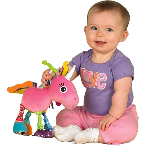 Развивающая игрушка Lamaze Единорог Тилли розовый (LC27561)