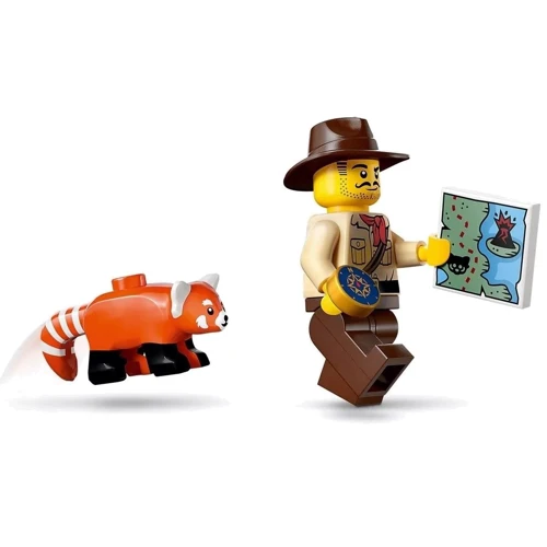 Конструктор LEGO City Квадроцикл для исследования джунглей «Миссия Красной панды» 92 детали (60424) фото 5