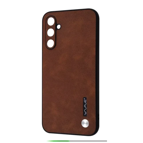 Аксессуар для смартфона WAVE Leather Case Dark Brown for Samsung A245 Galaxy A24 4G
