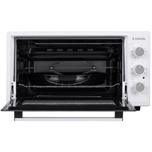 Електрична духовка настільна Minola FOET 4815 WH: Розміри 33 х 59 х 46.5 см