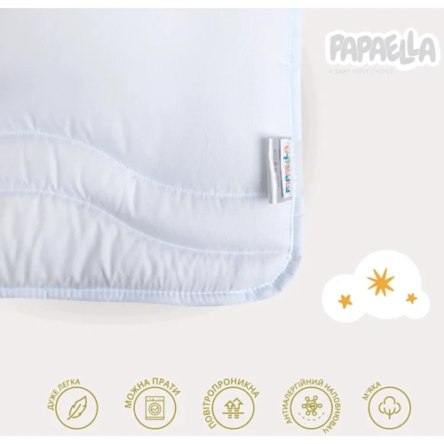 Papaella Comfort дитяча 40х60 см (4820227286249): Матеріал чохла микрофибра