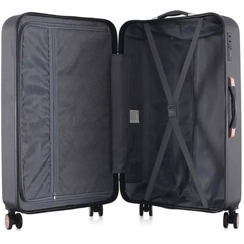 Чемодан Semi Line 28" (L) Black (T5718-3): Тип ручки Телескопическая ручка, Короткая ручка