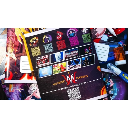 Зошити Wonder Makers Magic Five, 24 клітинка, 5шт в наборі: Лініювання Клетка