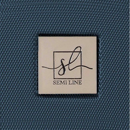 Чемодан Semi Line 20" (S) Blue/Brown синий/коричневый(T5672-2): Материал Пластик