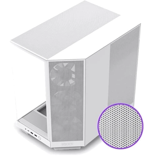 Корпус NZXT H6 Flow All White (CC-H61FW-01): Мощность БП, Вт нет
