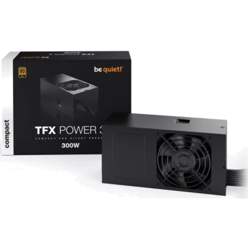 Блок питания be quiet! TFX Power 3 300W Gold (BN323): Модульные (съемные) кабеля Нет