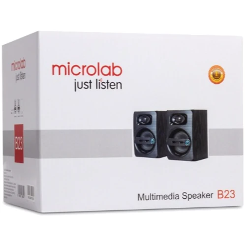 Акустична система Microlab B-23 USB Wooden: Вихідна потужність колонок 6 Вт (2x3 Вт)