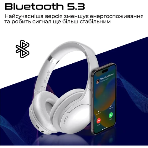 Наушники Promate LaBoca Pro White (laboca-pro.white): Тип крепления оголовные