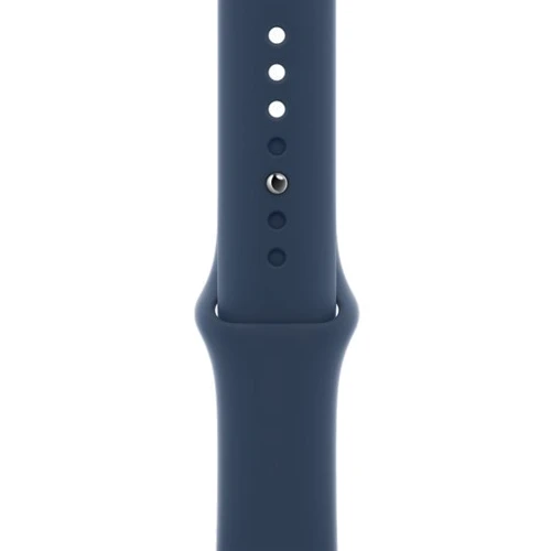 Apple Watch SE 44mm GPS+LTE Silver Aluminum Case with Abyss Blue Sport Band (MKRJ3): Екран OLED LTPO (1000 кд / м²) з технологіями Retina / 448x368 пікселів / захисне скло Ion-X підвищеної мі