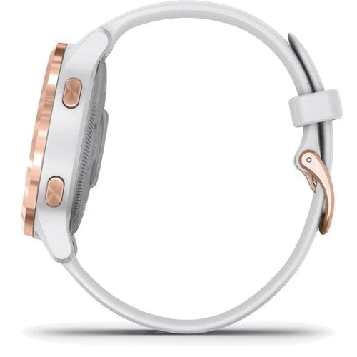 Смарт-часы Garmin vivoactive 4S Rose Gold Stainless Steel Bezel with White Case and Silicone Band (010-02172-22): Карты памяти нет