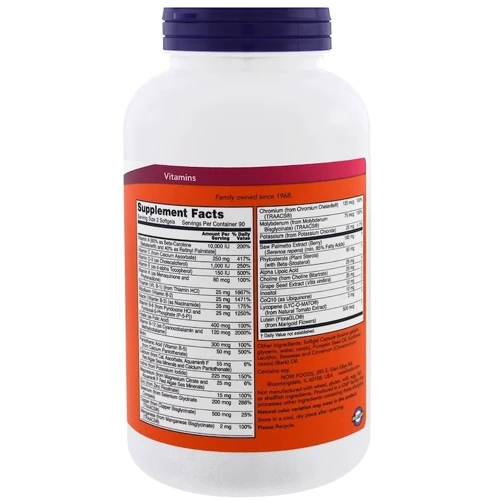 Мультивитамины для мужчин Now Foods ADAM, Superior Men's Multi, 180 Softgels (NOW-03881): Форма выпуска Таблетки