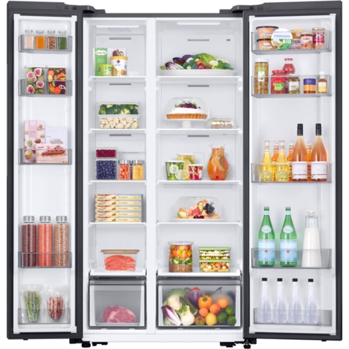 Холодильник Side-by-Side Samsung RS57DG400EM9UA: Объем морозильной камеры, л 193