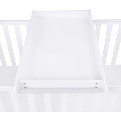 Кровать Tutti Bambini Rio с пеленатором и матрасом Deluxe Eco Fibre 70х140 см (211030/1172.01): Материал дерево