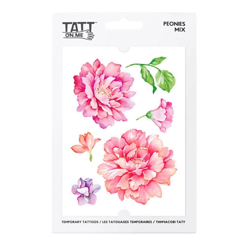 Временные татуировки TATTon.me Peonies Mix (TMPeonies): Производитель TATTon.me