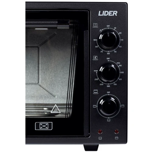 Електрична духовка настільна LIDER 4823 ECO BLACK-WHITE: Кількість режимів нагріву (роботи) 3