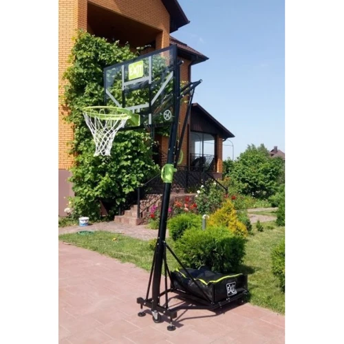 Переносной баскетбольный щит EXIT Toys Galaxy green/black на колёсиках (46.05.10.00) фото 8
